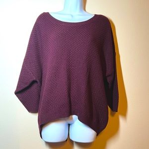 Soho Jeans Sweater- Burgundy/Maroon